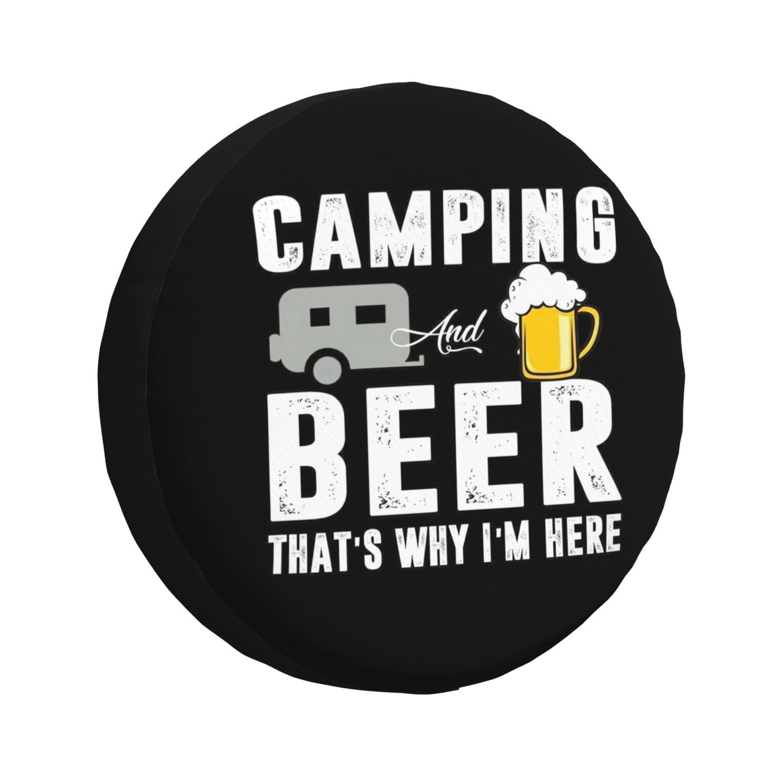 Beer And Camping Tire Cover 15" Wheel Protectors Tyre Covers