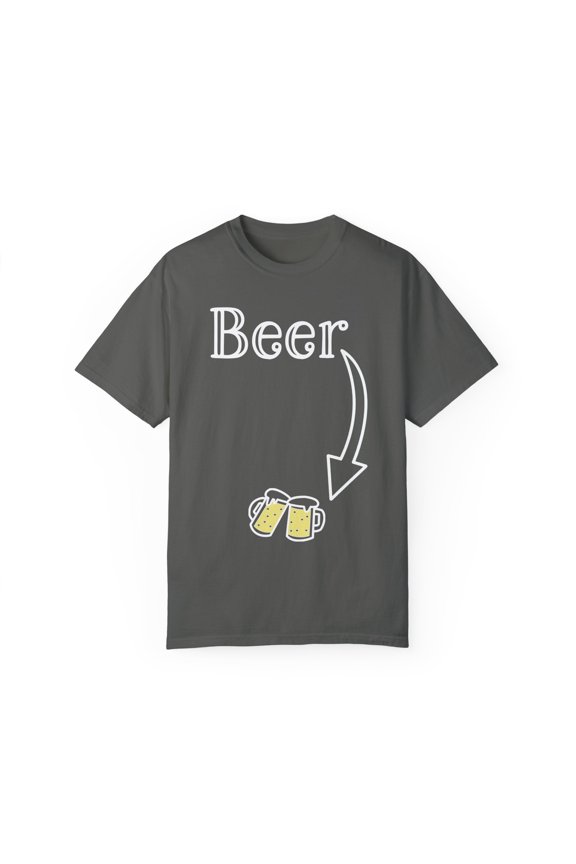 Beer Baby Pregnancy | Maternity | Family Reunion | Drinking Buddy | Beer | Pregnancy Top | Beer Unisex Garment-Dyed T-shirt