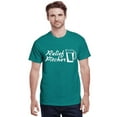 thumbnail image 1 of Beer Baseballl Gifts Dad Funny T-shirt Mens Graphic Tees, 1 of 1