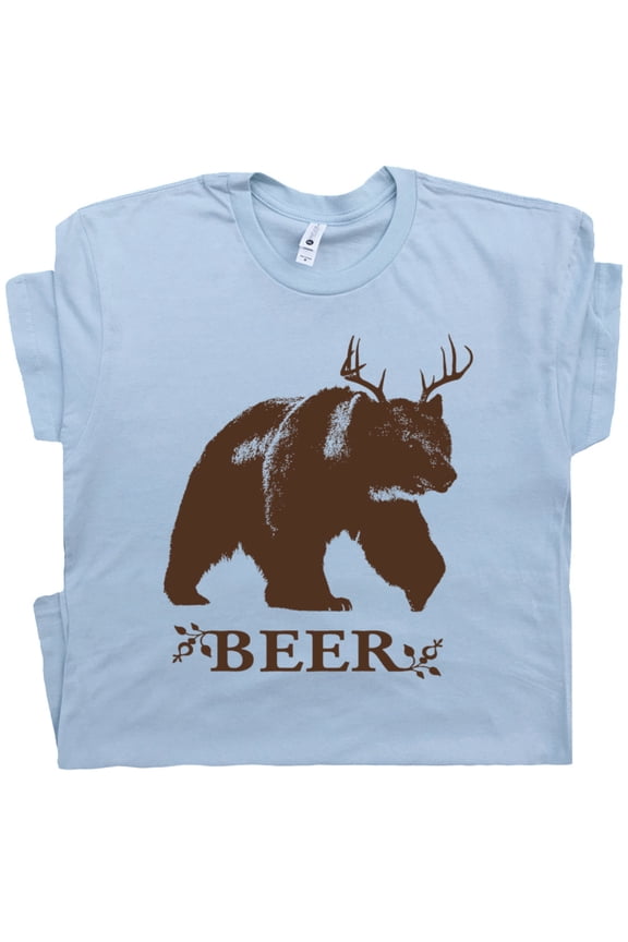 Beer Bear Deer Shirt Funny Beer Shirts for Men Women The Boars Nest Bar Pub Hilarious Drinking Hunting Graphic Tee