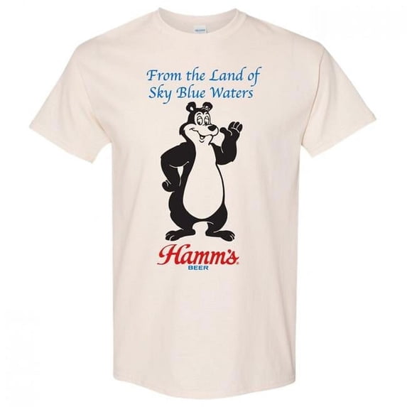 Beer Bear From the Land of Sky Blue Waters T-Shirt, Beige - 3XL
