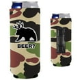 thumbnail image 1 of Beer Bear Magnetic Slim Can Coolie (Camo), 1 of 4