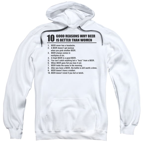 - Beer Better Than Women - Pull-Over Hoodie - Medium