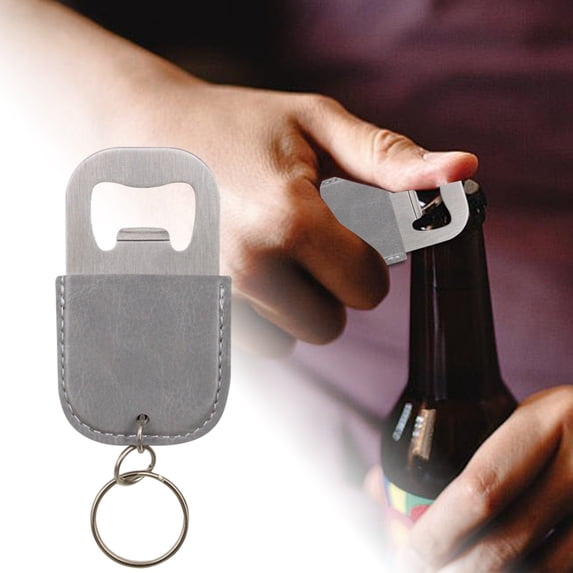 Bottle Opener,Keychain Custom Engraved Stainless Steel Portable Can Opener Key Ring, Comfortable Grip,Lightweight and Construction
