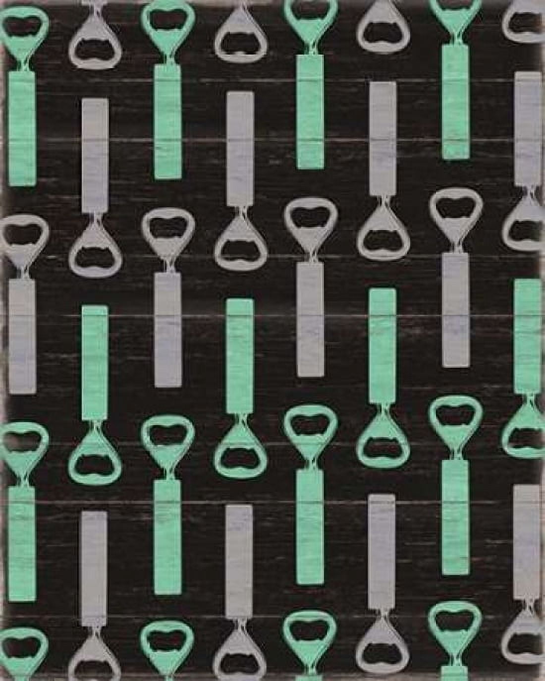 Beer Bottle Opener Pattern Canvas Art - Sam Appleman (20 x 24)