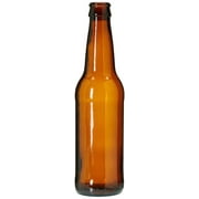 Beer Bottles | Amber Glass Longneck Bottles For Home Brewing |12 Oz - Pack Of 24 | Crown Refillable Beer Bottles | Food Grade – ECO Friendly | Proudly Made In The USA.