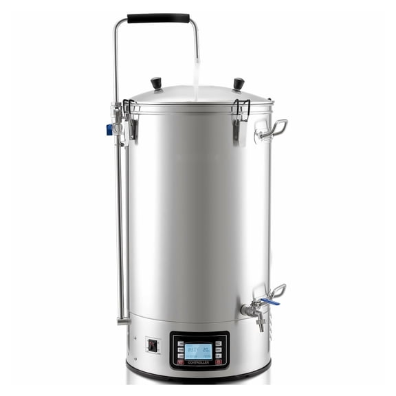 Beer Brewing Kit 16 Gal/60L All-in-One Homebrew System with Wort Chiller & Pump