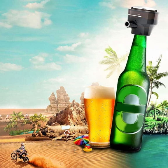 Beer Bubbler Portable Beer Foamer Bottled Beer Bubbler Drink Beer Foamer Advanced Foaming Technology for Bottled Beer