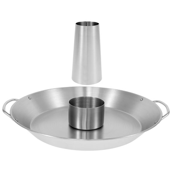 Beer Can Chicken Holder Versatile Easy to Clean Stainless Steel Chicken Roaster Solid Barbecue Cooker Stand Time Saving BBQ Roaster Cooker Stand for Home Party