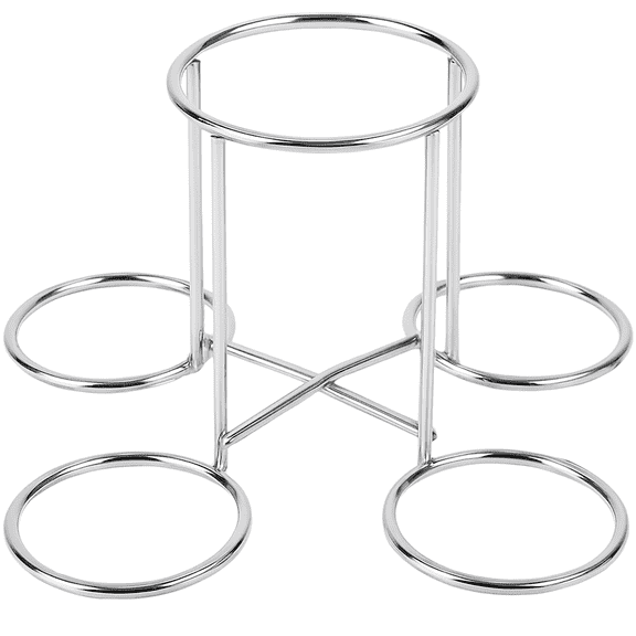 Beer Can Chicken Roaster Rack Chrome Steel Vertical Cooking Stand for Grill or Oven, Upright BBQ Chicken Holder