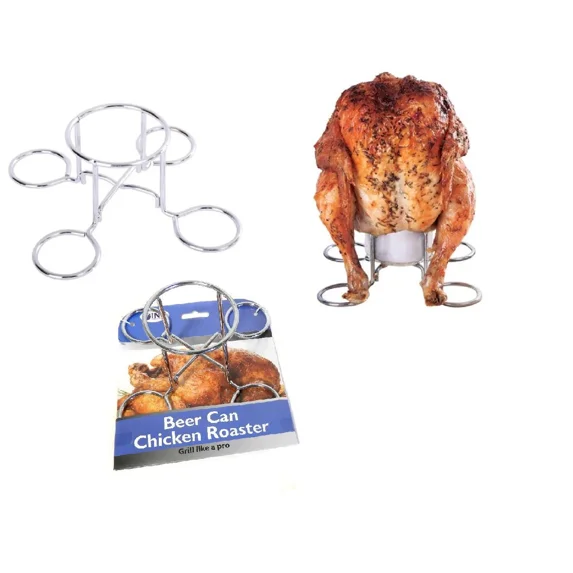 Beer Can Chicken Roaster Rack – Ideal Bbq & Oven Holder For Juicy Flavorful Chic