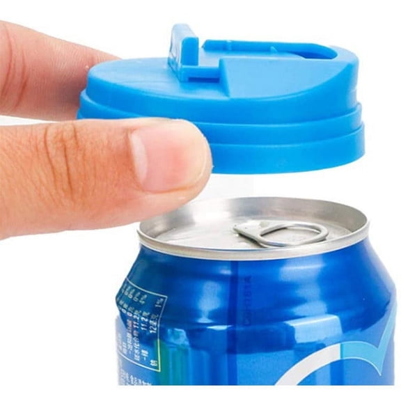 Beer Can Cover with Leak-Proof Seal, Multi-Color TPR Can Lids for Drink Protection, Keep Beverages Fresh & Clean, Fits Standard Cans, 6-Pack