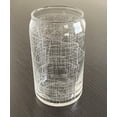 thumbnail image 1 of Beer Can Glass 16 oz Urban City Map Scottsdale Arizona, 1 of 1