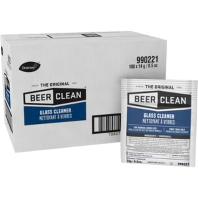 Beer Clean Glass Cleaner Concentrate Powder, Pack of 100