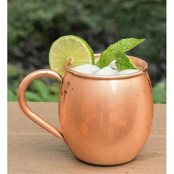 Beer Copper Moscow Mule Mug (16 to 18 oz) Handicrafted - Riveted Handle