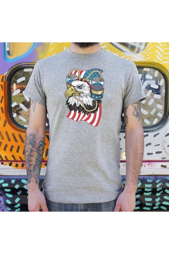 Beer Eagle Graphic Unisex T-Shirt Tee Sweatshirt Hoodie Tank Top