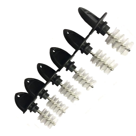 Beer Faucet Brush 6Pcs Beer Tap Plug Brush for Home Bar Use Brew Accessories Faucet Cleaner Nylon Cleaning Brush Overnight Faucet Cleaning Plug
