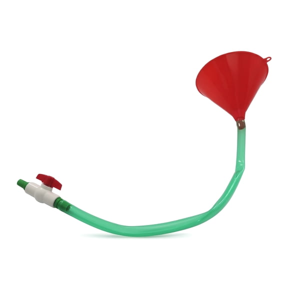 Beer Filling Funnel with Valve Beer Bong Funnel Portable Beer Funnel Single Header Beer Bong for Beer Drinking Game Party
