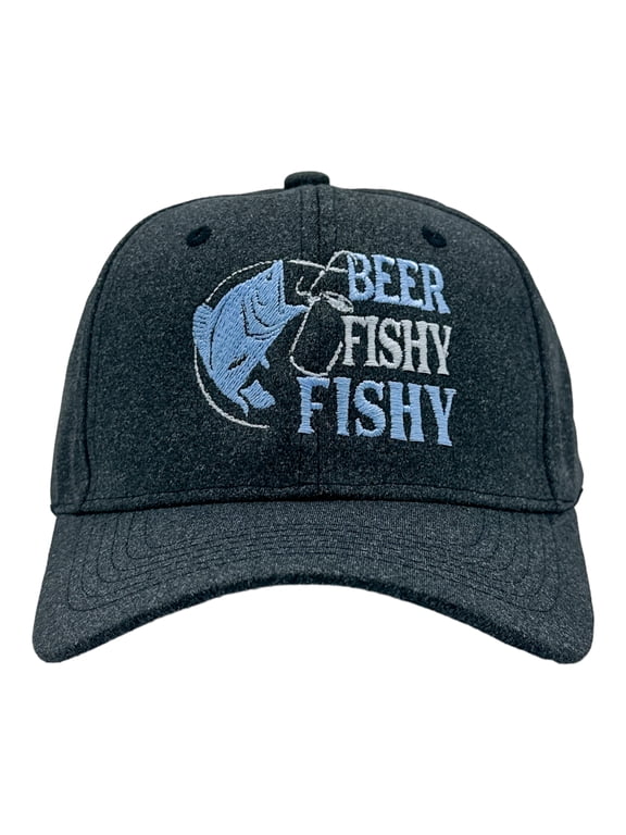 Beer Fishy Fishy Hat Funny Beer Lover Fishing Novelty Cap
