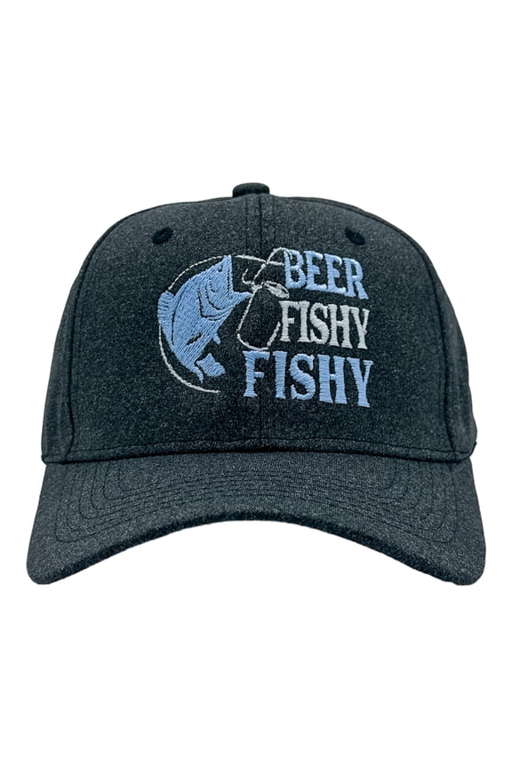 Beer Fishy Fishy Hat Funny Beer Lover Fishing Novelty Cap