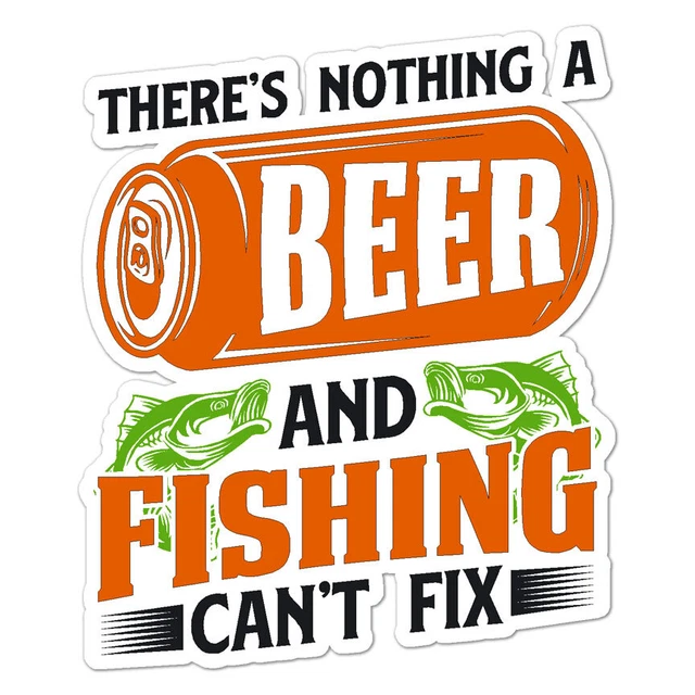 Beer Fixing Fix It Sticker Indoor Outdoor Phone Decal Water Bottle ...