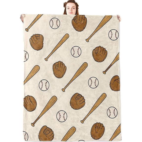 Beer Flannel Blanket,Vintage Bar Style Throw with Bottle,Mug and Glasses on Tan Background,Lightweight Fleece Blankets for Men,Couch,Cabin,Bed,Camping Retro Decor Gifts,60x50in