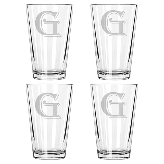 Beer Glass Set of 4 (G)