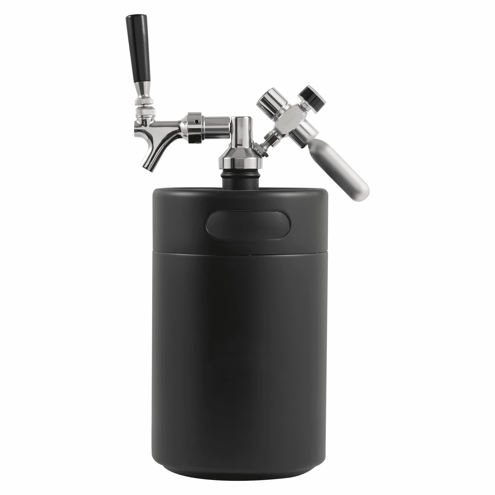 Beer Growler Tap System, 170Oz 5L Mini Keg, Stainless Steel Pressurized Growler