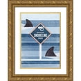 thumbnail image 1 of Beer, Hannes 14x18 Gold Ornate Wood Framed with Double Matting Museum Art Print Titled - Official Snorkeling Area, 1 of 4