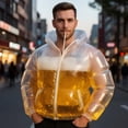 thumbnail image 1 of Beer Holder Jacket - Insulated Drink Pocket Coat, Hands Free Beverage Carrier for Sports Game Festival, Novelty Gift for Beer Lovers, 1 of 7