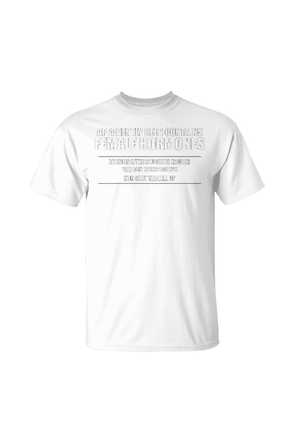 Beer Hormones Unisex Jersey Crewneck Tshirt