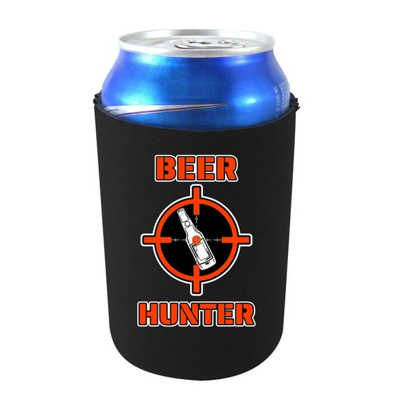 Beer Hunter Can Coolie (Black)