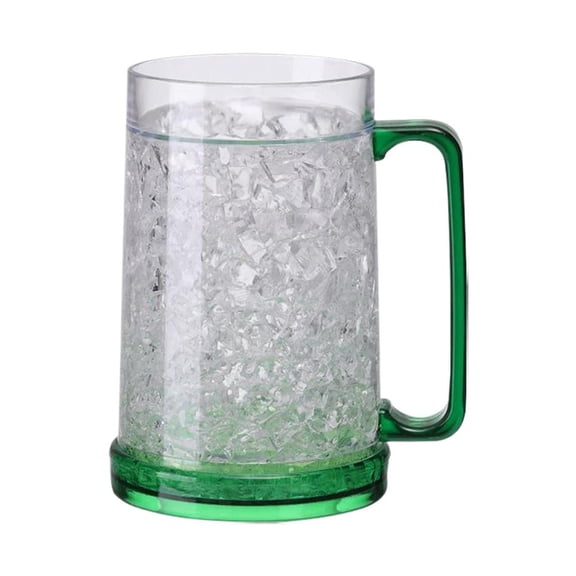 Beer Ice Cup, Made of Ps, With Handle, 13.2 x 15.5cm, for Home Kitchen Use