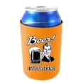 thumbnail image 1 of Beer! It's Your Friend! Can Coolie (Orange), 1 of 2