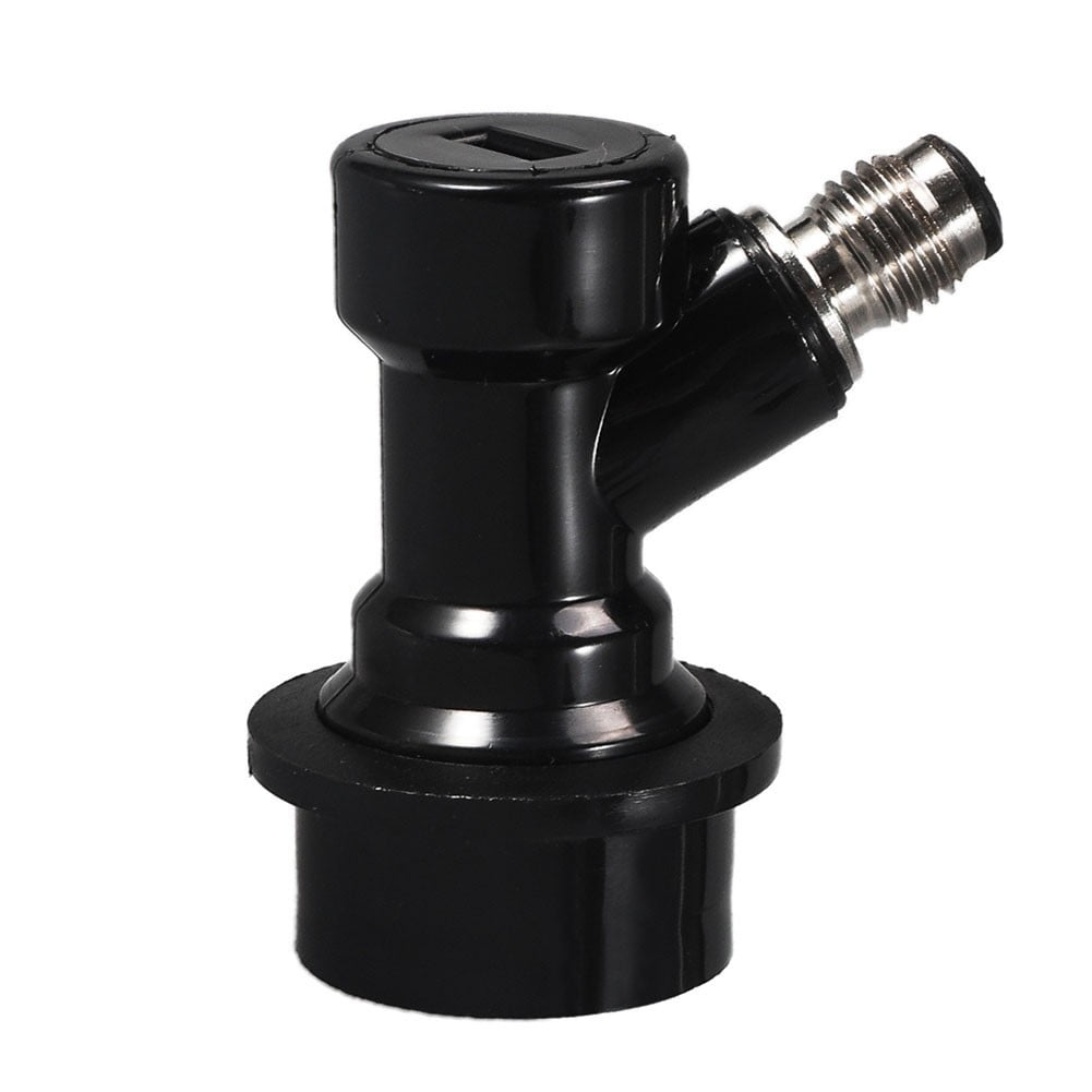Beer Keg Connector Dispenser Ball Lock Disconnect Connectors For Ball Lock Keg, Black Thread
