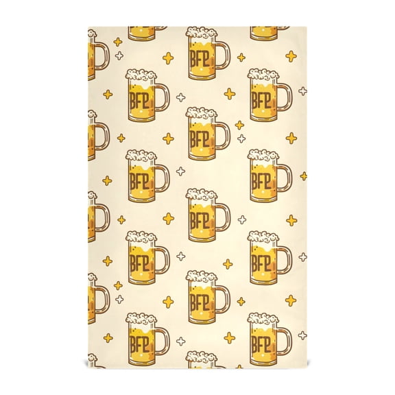 Beer Kitchen Towels Waffle Weave Decorative Tea Towels Multi Use Dishcloths 28x18in