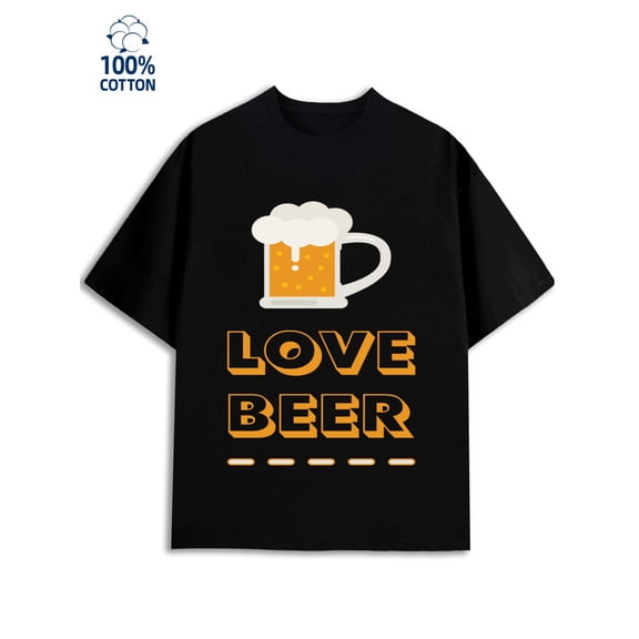 Beer Love Tee mens lover 180G 100% Cotton black taylor heart Classic Unisex Shirt Graphic Tee tshirts Classic Unisex Shirt Cotton tshirts Funny Unisex Shirt Printed tshirts