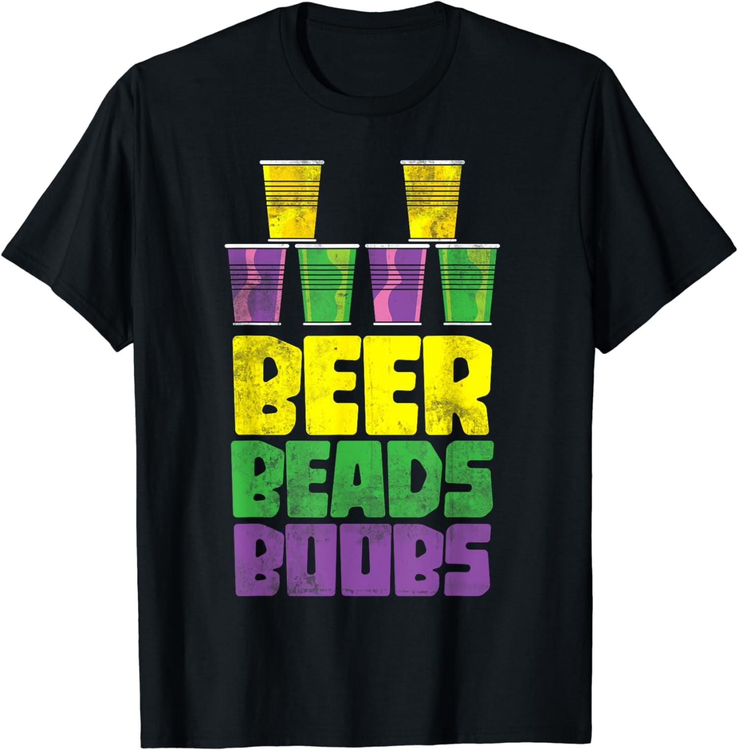 Beer Lover Drunk Parade Drinking Party Funny Mardi Gras T-Shirt ...