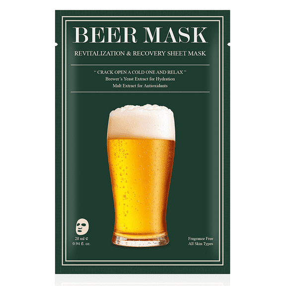 Beer Mask: Beer Lover’s Gift for Men, Bachelor Party, Groomsmen, Boyfriend, Dad, White Elephant, and Stocking Stuffers