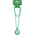 thumbnail image 1 of Beer Mug Shot Glass on Mardi Gras Bead Necklace St. Patrick's Day Useable, 1 of 2