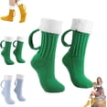 thumbnail image 1 of Beer Mug Socks With Handles Men and Women, 1 of 7