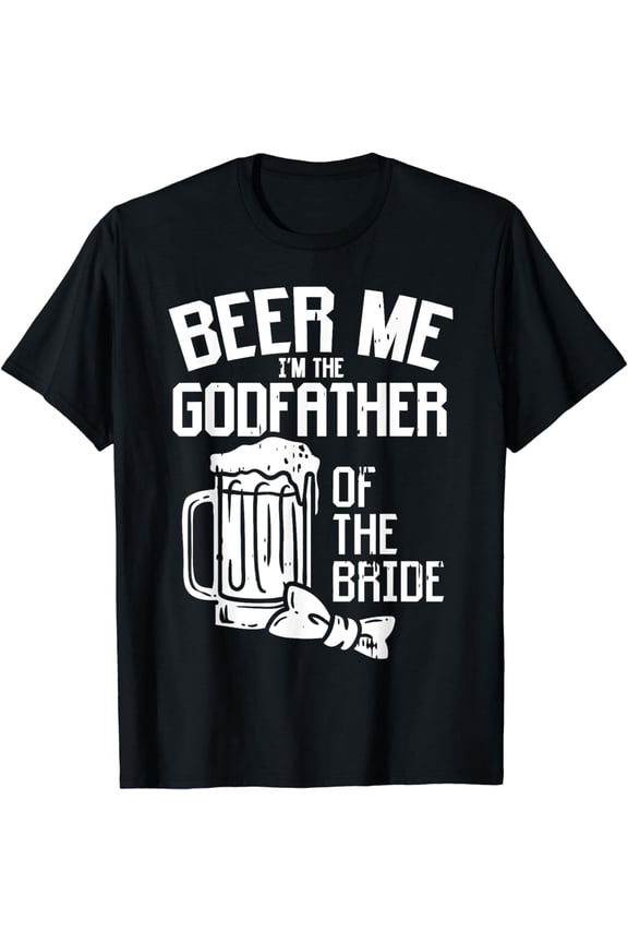 Beer My Bride Godfather Wedding Party Rehearsal Dinner T-shirt Men's Inside T-shirt sl Dinner T-shirt Ladies