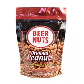 Beer Nuts Original Roasted Sweet and Salty Peanuts, 12 oz Resealable Bag