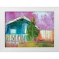 thumbnail image 1 of Beer, Pamela K.  24x19 White Modern Wood Framed Museum Art Print Titled - I Dream In Blue, 1 of 4