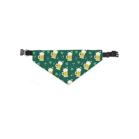 Beer Pints And Clovers Bandana -Image by Shutterstock, Medium