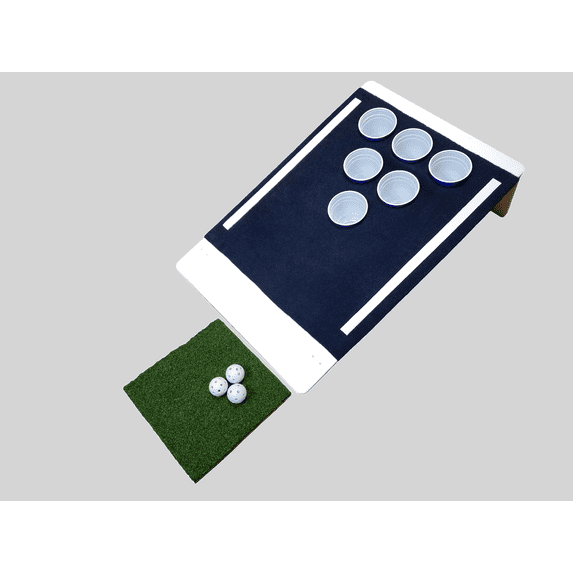 Beer Pong Golf: Tailgate Single White / Blue