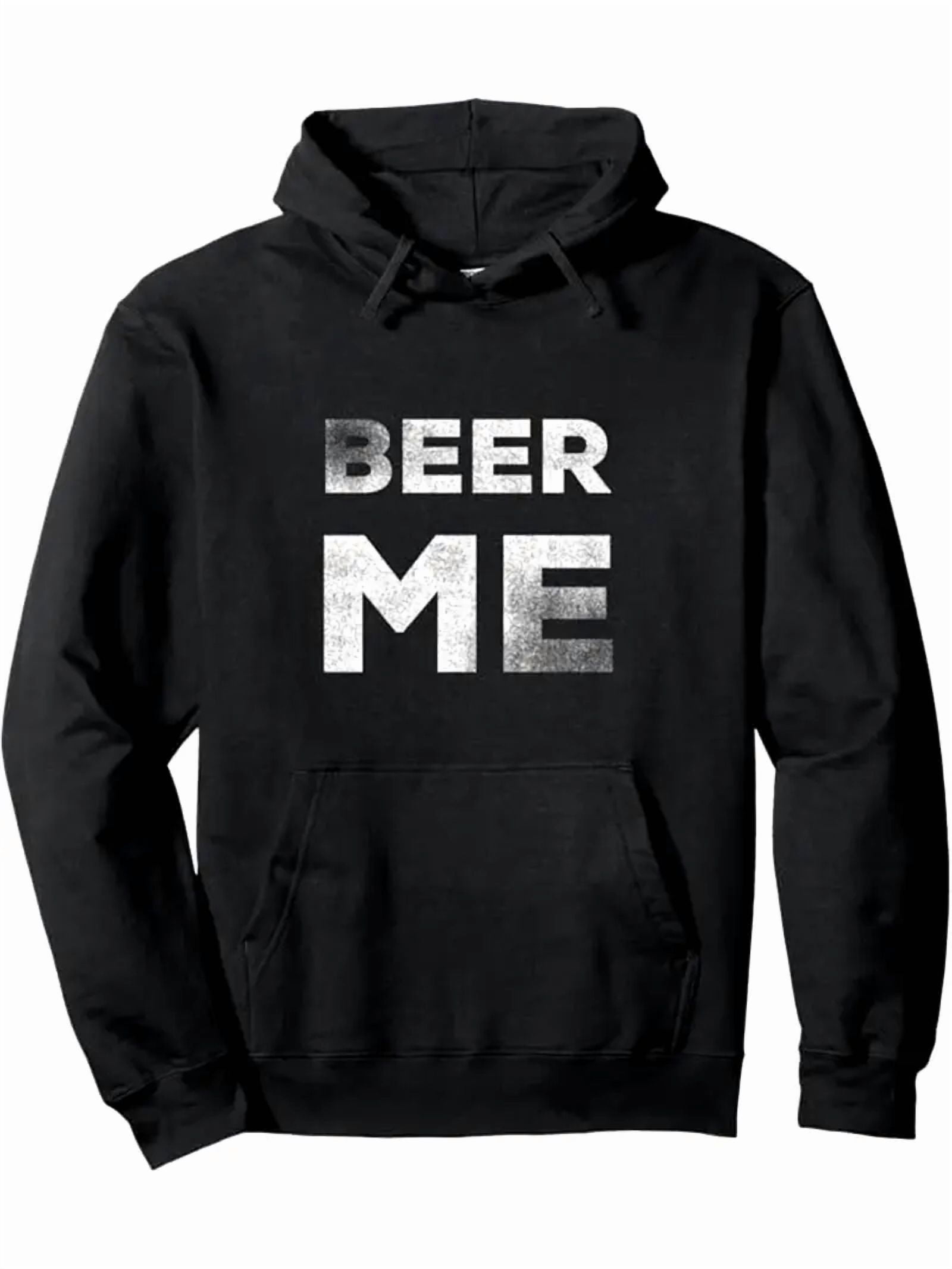Beer Print Pattern Men Long Robe