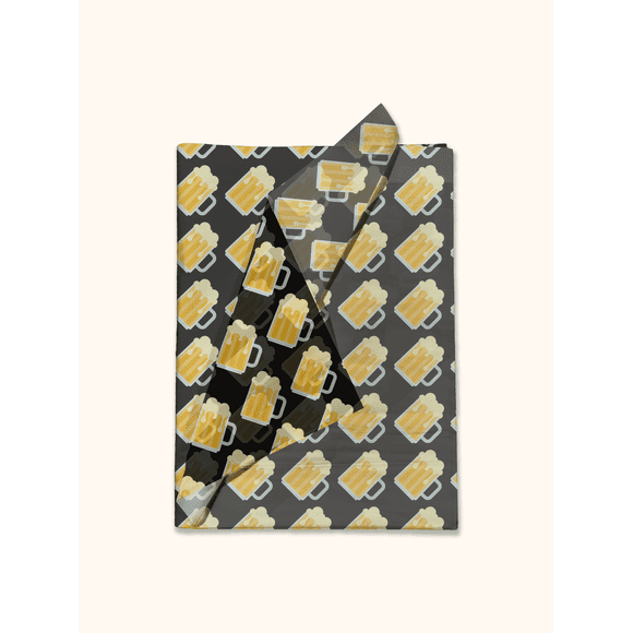 Pro Supply Global Beer Themed Tissue Paper, 24 Sheets, 20"x30"