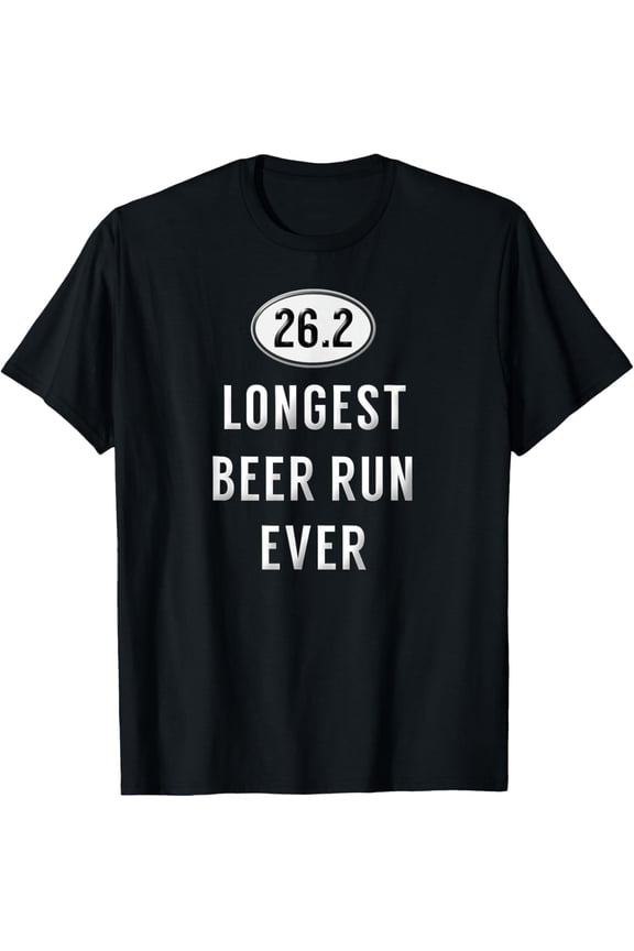 Beer Run 26.2 Funny Running Team Shirt Marathon Runners Gift T-Shirt men and women can wear, black, white, gifts