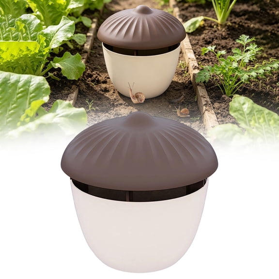 Beer Slug Snail Traps,2026 New Garden Snail Slug Trapping Box,Reusable Plastic Snails Traps,Snailcage Slugs House for for Garden Farm,Friendly To Catch Snails Catcher,Gardeners Gift (1PCS)